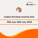 Cubing Returns Nagpur 2026 | Competition