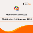 APJ BLD Cube Open 2026 | Competition