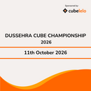Dussehra Cube Championship 2026 - Competition