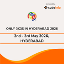 Only 3x3s in Hyderabad 2026 | Competition