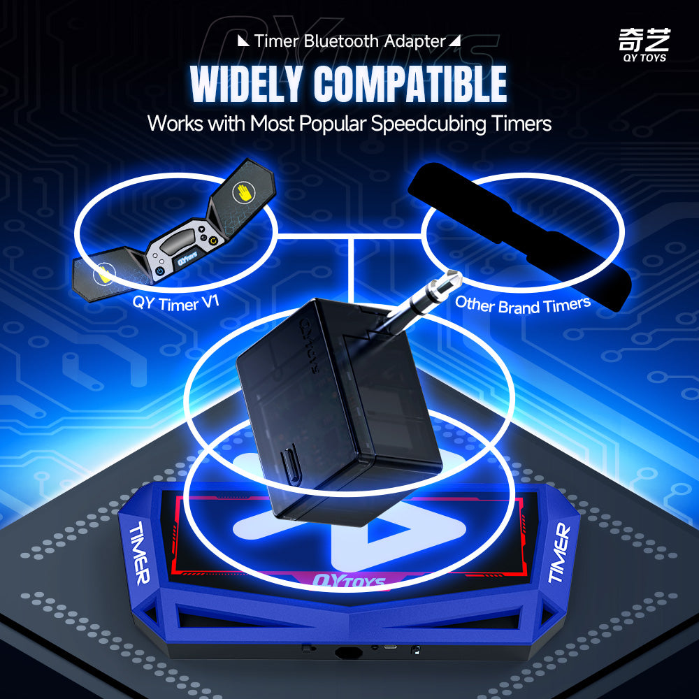 Timer Adaptor Buy QiYi Timer Bluetooth Adapter Speed Cube Online | Cubelelo