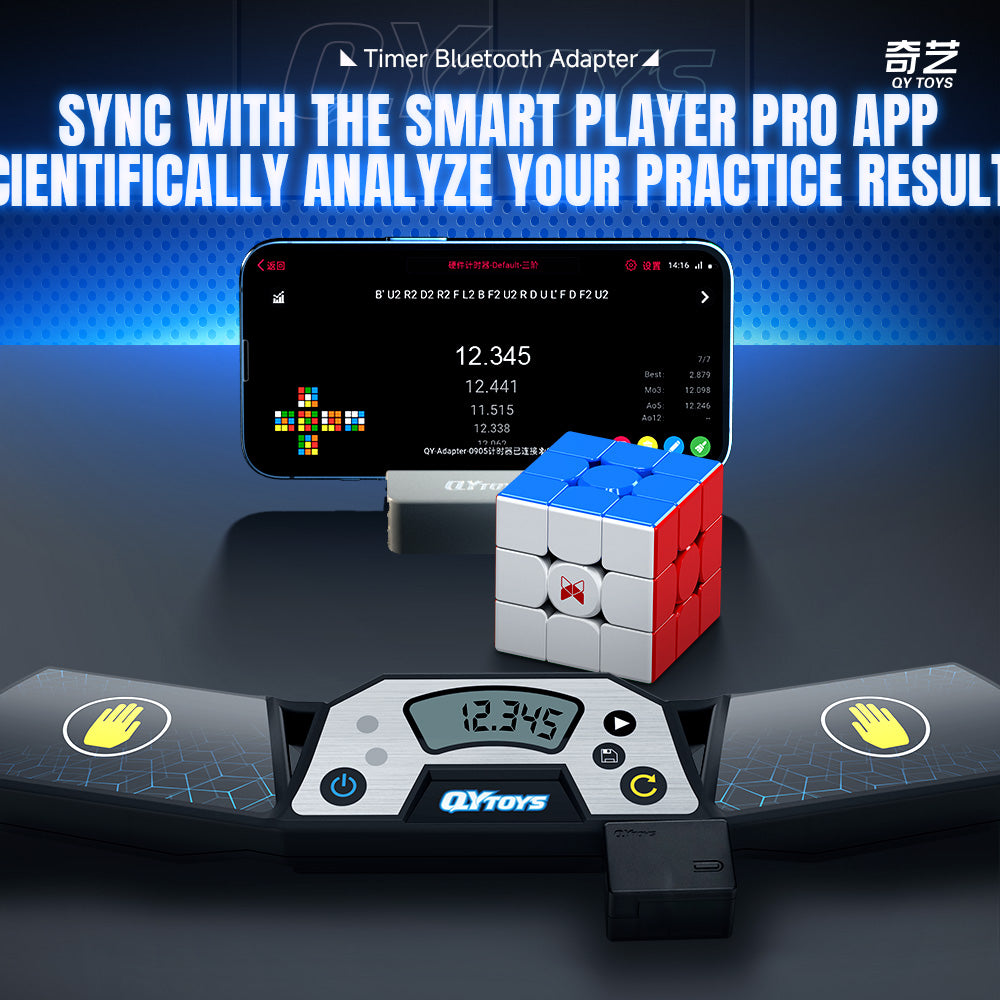 Buy QiYi Timer Bluetooth Adapter Speed Cube Online | Cubelelo
