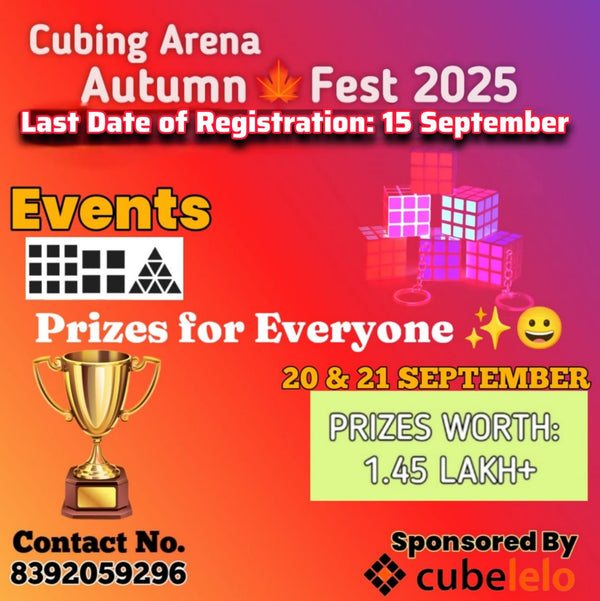 Cubing Arena Autumn Fest 2025 | Online Competition