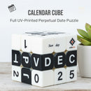 Calendar Cube 3×3 — Full UV-Printed Perpetual Date Puzzle