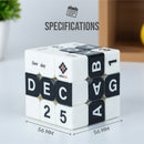 Calendar Cube 3×3 — Full UV-Printed Perpetual Date Puzzle