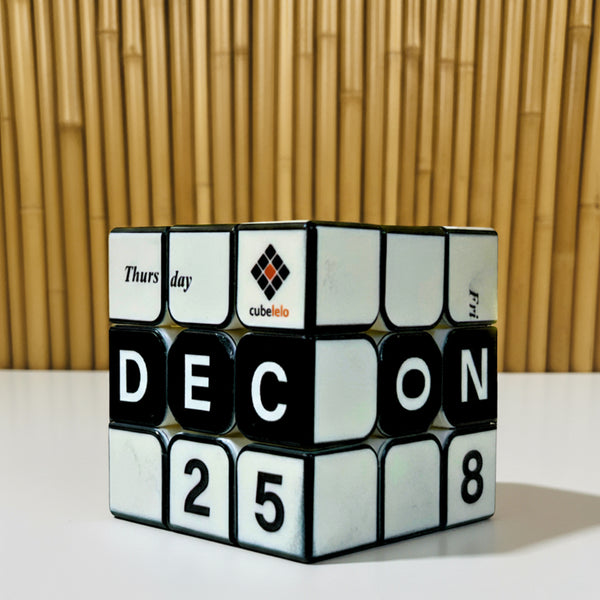 Calendar Cube 3×3 — Full UV-Printed Perpetual Date Puzzle