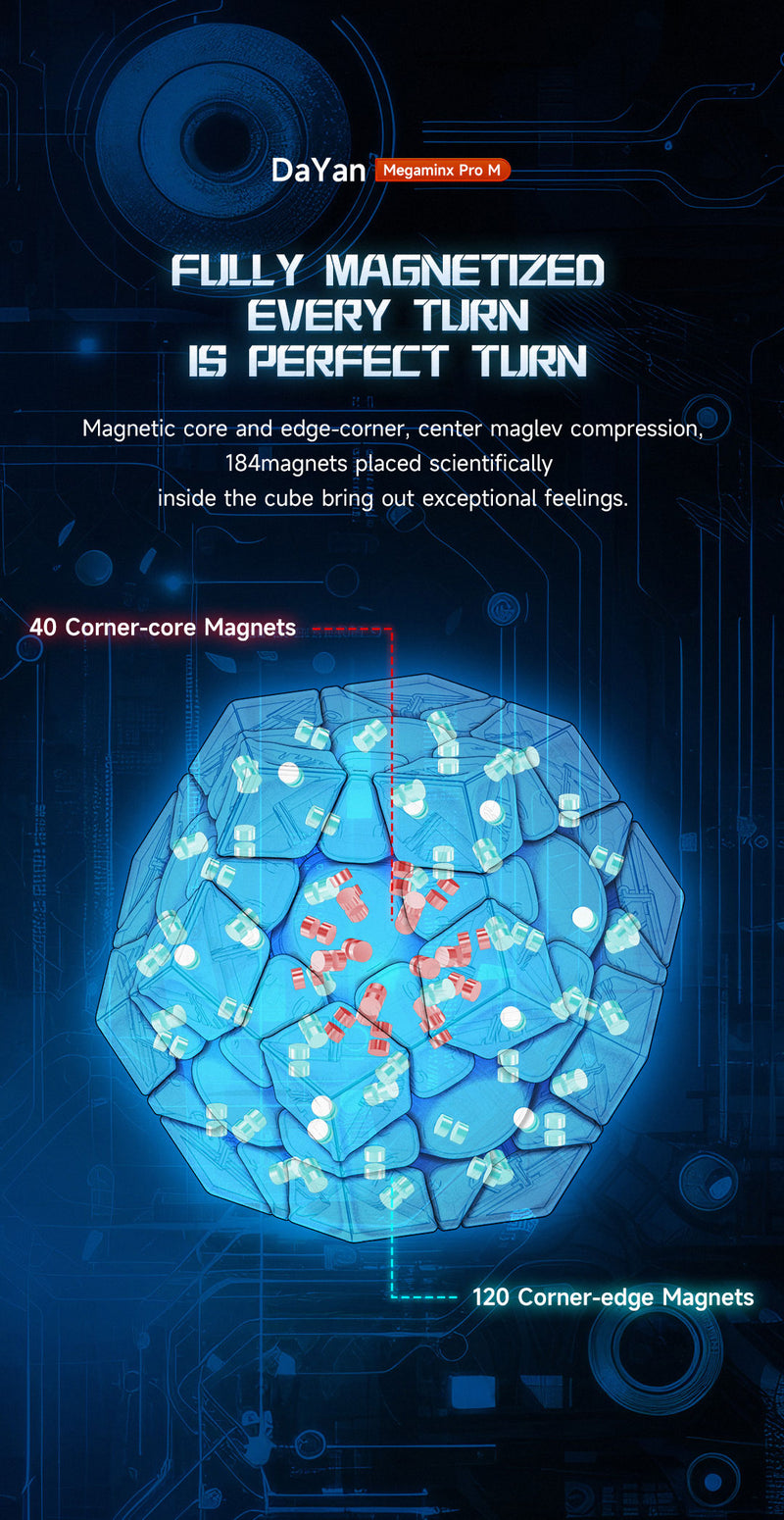 DaYan Megaminx Pro M Magnet Positioning