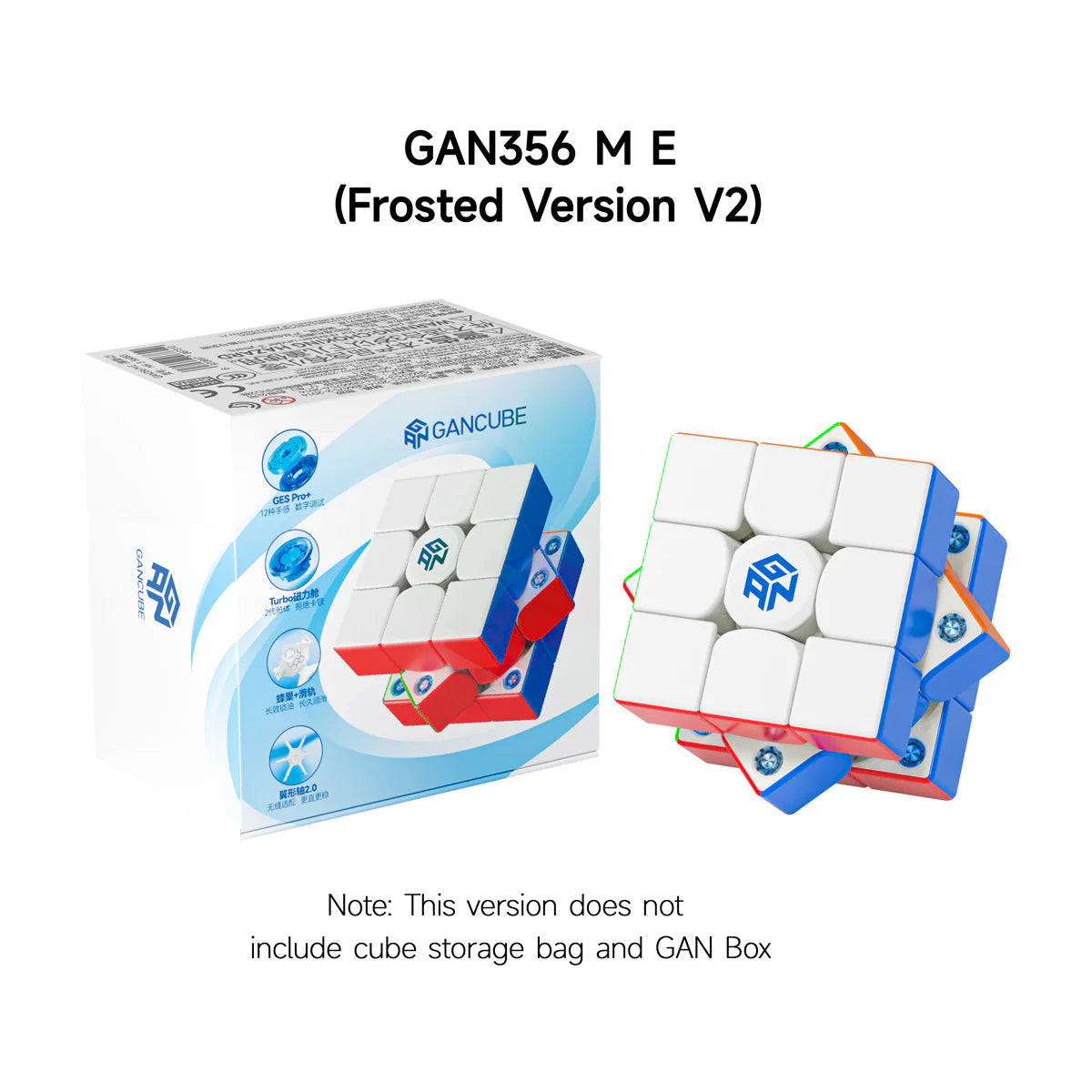 Buy GAN 356 ME V3 3x3 Frosted Speed Cube Online | Cubelelo