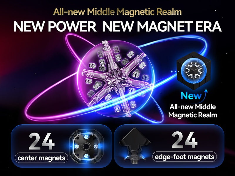 GAN 16 3x3 Max (Magnetic, MagLev, Core Magnets, UV Coated)