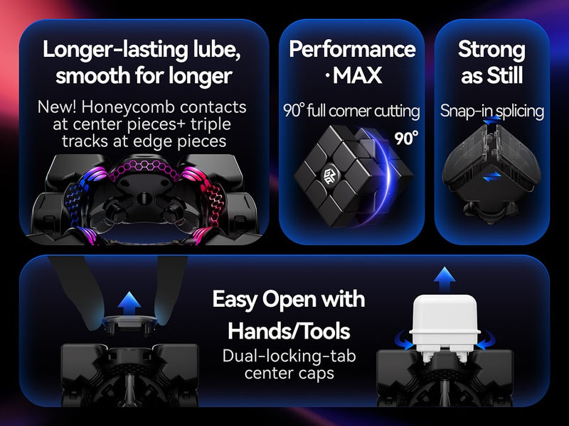 GAN 16 3x3 Max (Magnetic, MagLev, Core Magnets, UV Coated)