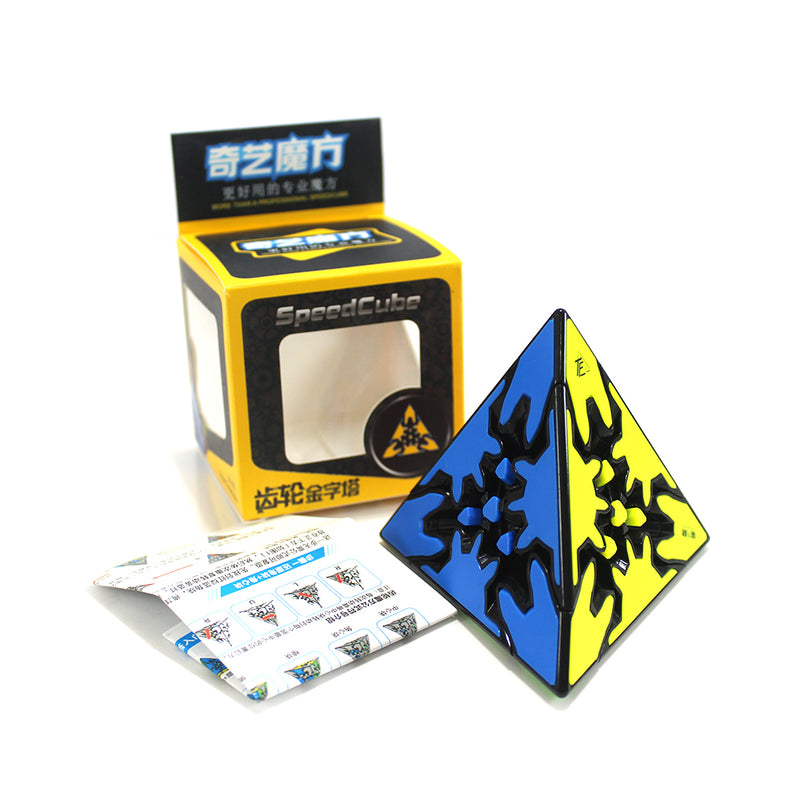 QiYi Gear Pyraminx (Tiled)-Gear Puzzles-QiYi