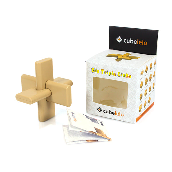 Cubelelo Big Triple Links Puzzle-Locking Puzzles-Cubelelo