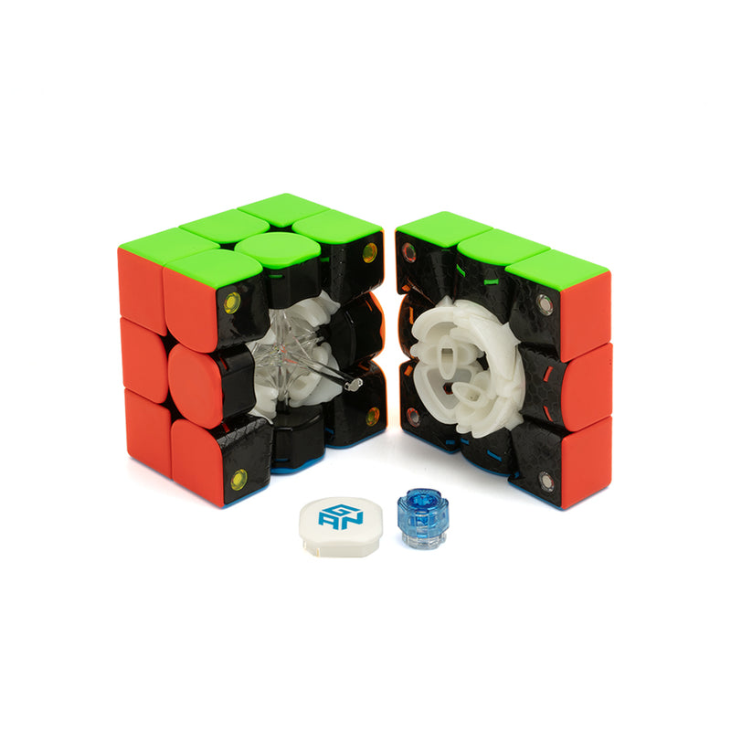 LotFancy GAN 356 M 3x3 Magnetic Speed Cube, 3x3x3 Gans 356M Puzzle Cube,  Lite Version,Stickerless 