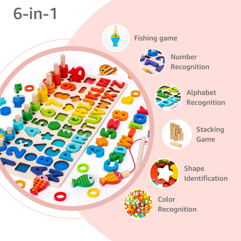 6-in-1 Multifunctional Learning Board