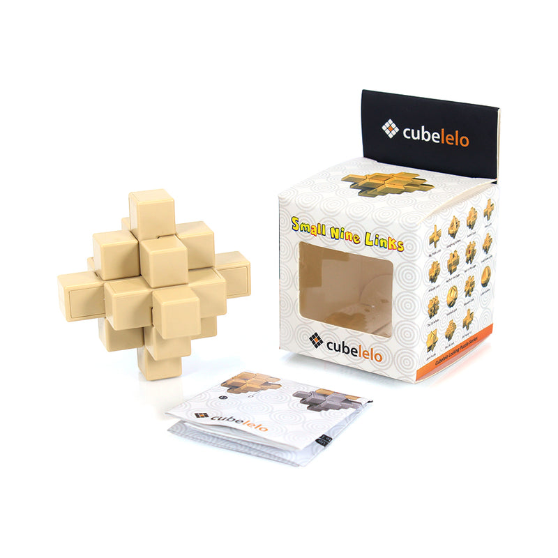 Cubelelo Small Nine Links Puzzle-Locking Puzzles-Cubelelo
