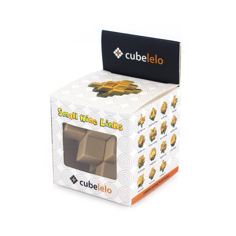 Cubelelo Small Nine Links Puzzle-Locking Puzzles-Cubelelo