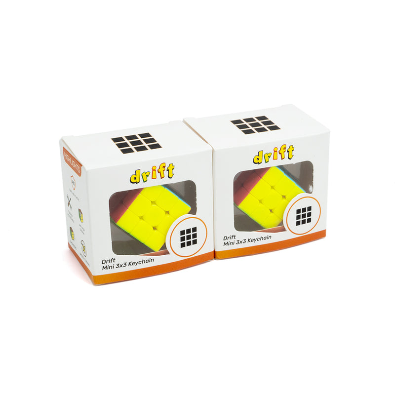 Cubelelo Drift Mini 3x3 Keychain Combo (Pack of 2)