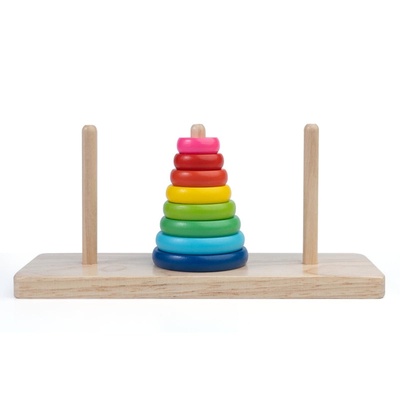 Wooden Rainbow Tower