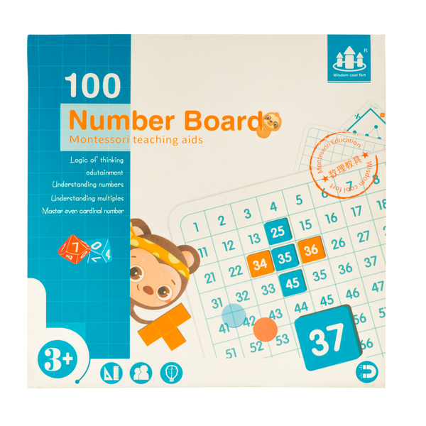 100 Numbers Board Teaching Aid