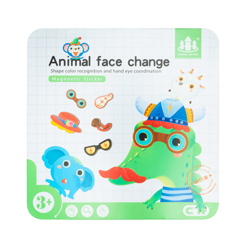 Puzzle en stickers - Jungle (3 à 7 ans)