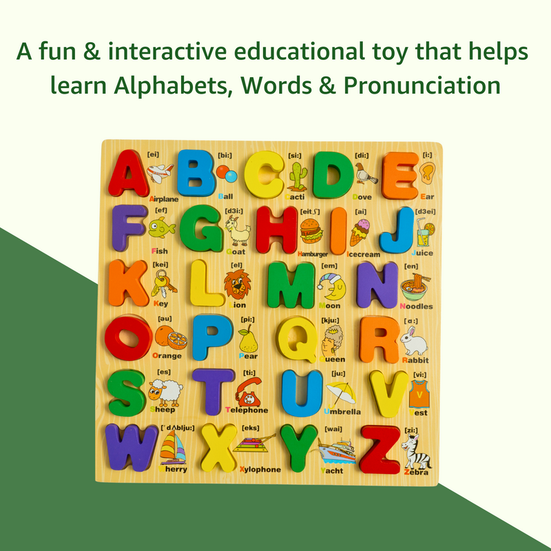 Alphabet Learning Board (Wooden)
