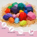 Wooden Stone Building Blocks
