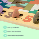 5-in-1 Wooden Puzzle Board