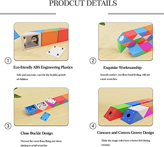 Cubelelo Magic Rainbow Snake Puzzle