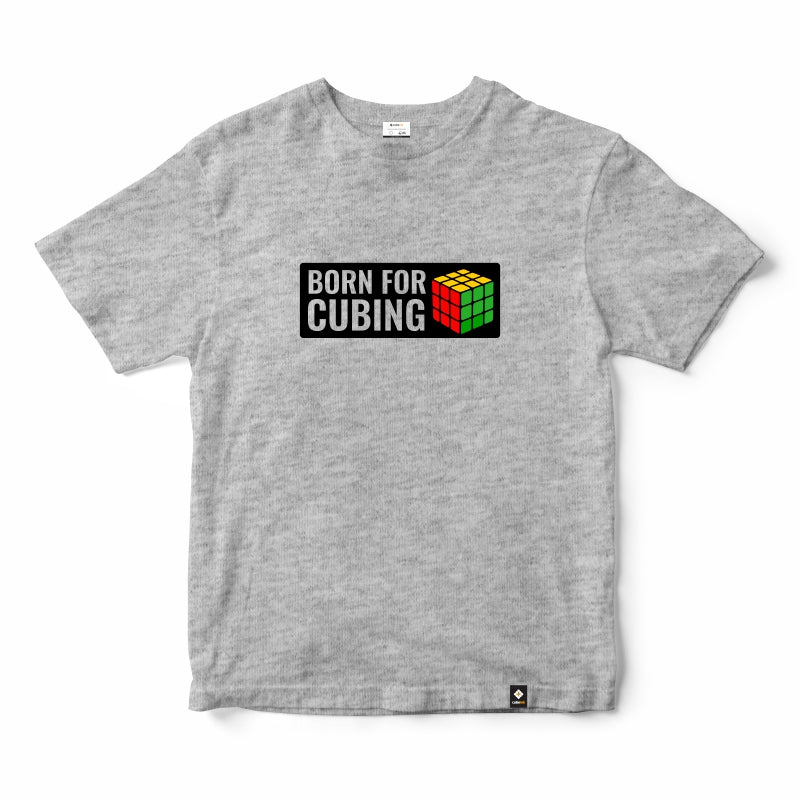 CubeInk Born for Cubing T-Shirt-Cubing T-Shirts-CubeInk