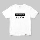 CubeInk R U R' U' Speedcuber T-Shirt-White-Cubelelo
