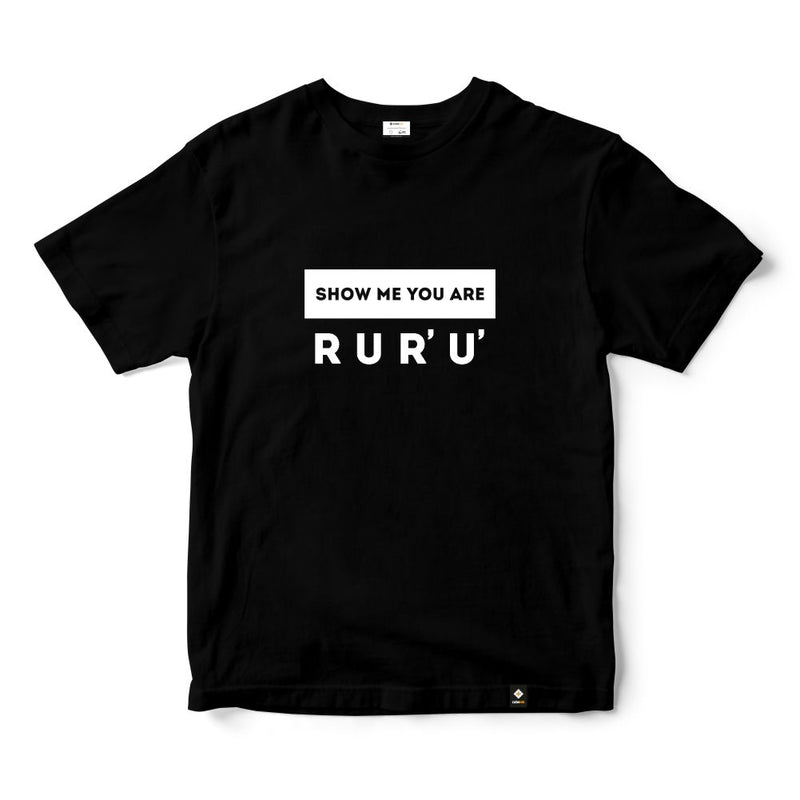 CubeInk R U R' U' Speedcuber T-Shirt-Black-Cubelelo
