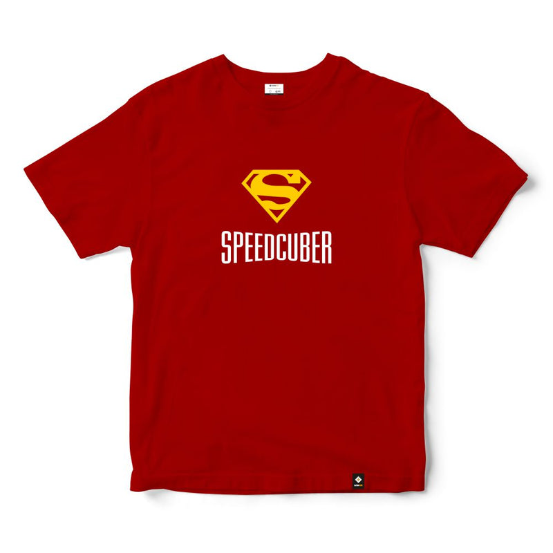 CubeInk Super Speedcuber T-Shirt-Red-Cubelelo