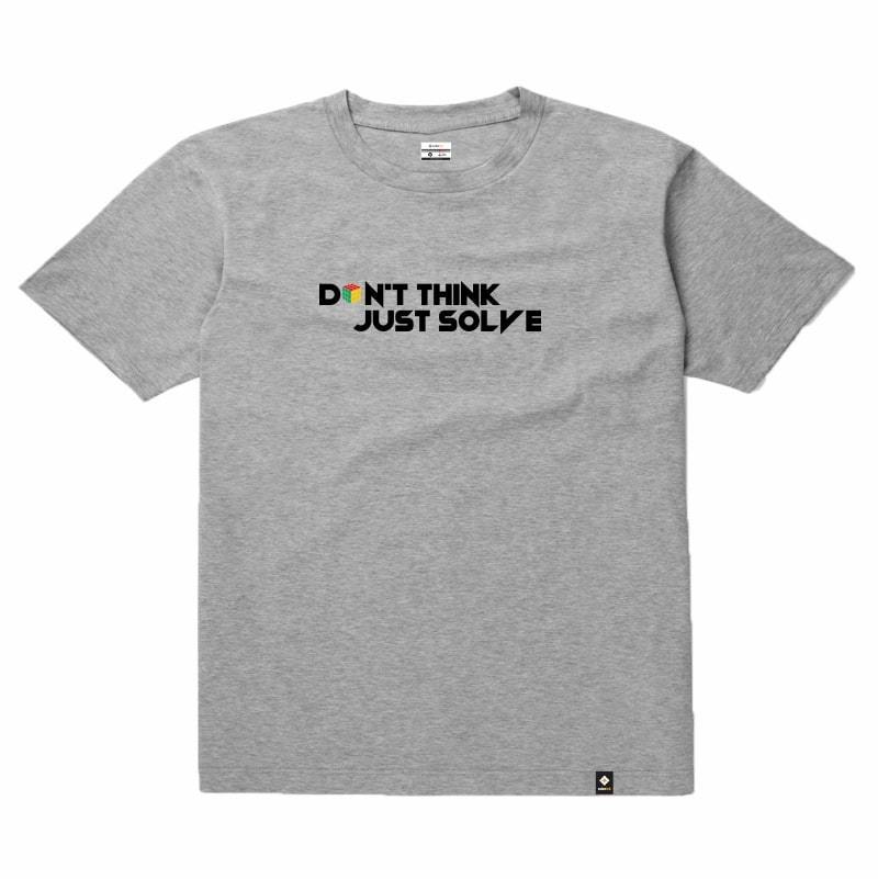 CubeInk Don't Think Just Solve T-Shirt-Cubing T-Shirts-CubeInk