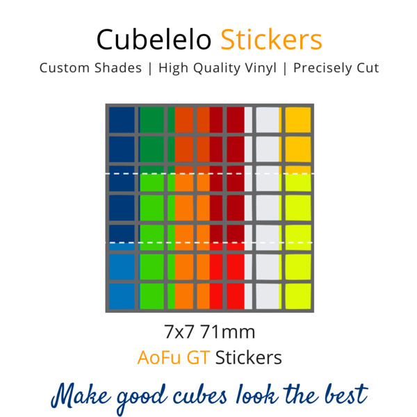AoFu GT 7x7 Stickers-Stickers-Cubelelo