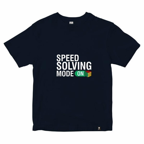 CubeInk Speed Solving Mode - ON T-Shirt-Cubing T-Shirts-CubeInk