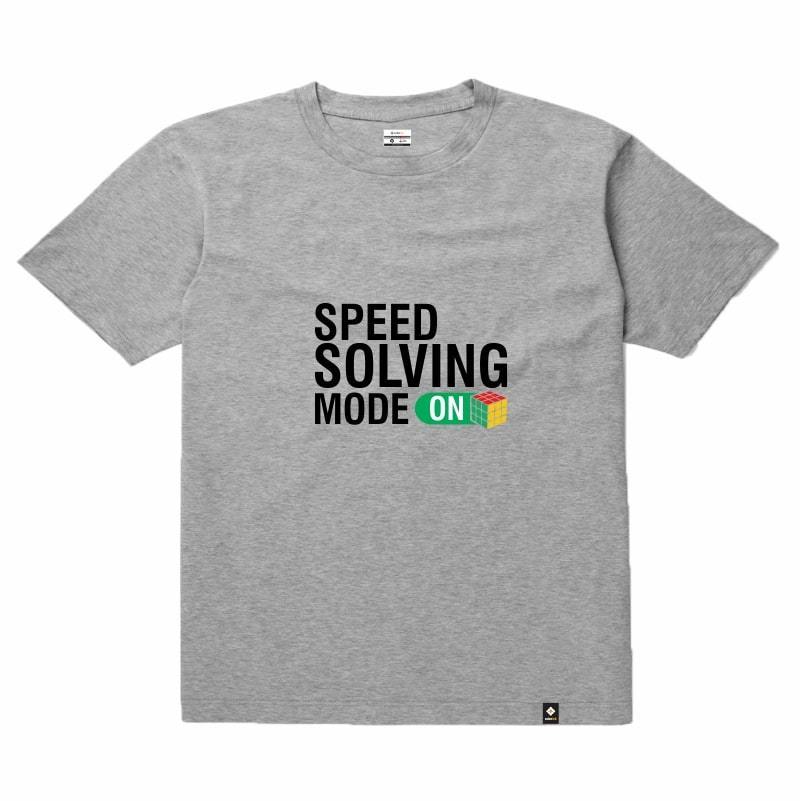 CubeInk Speed Solving Mode - ON T-Shirt-Cubing T-Shirts-CubeInk